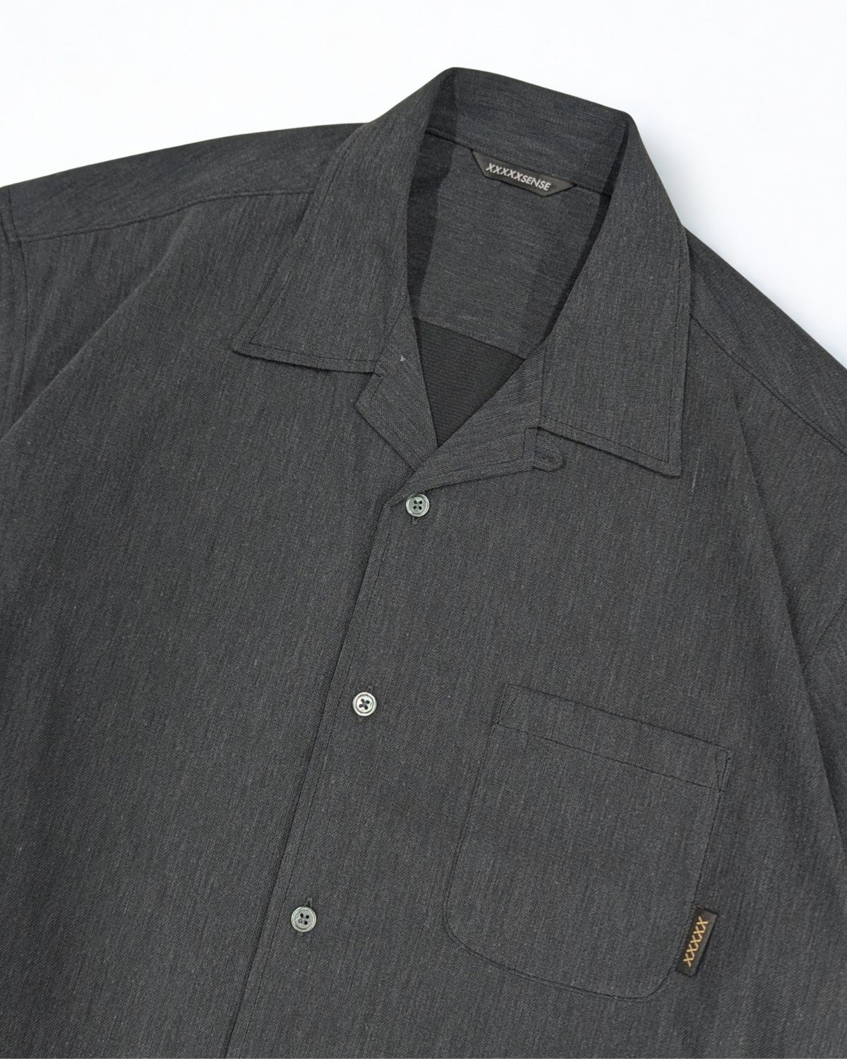 XXXXXSENSE / VINTAGE DRY OPEN COLLAR SHIRT｜エックスセンスの通販