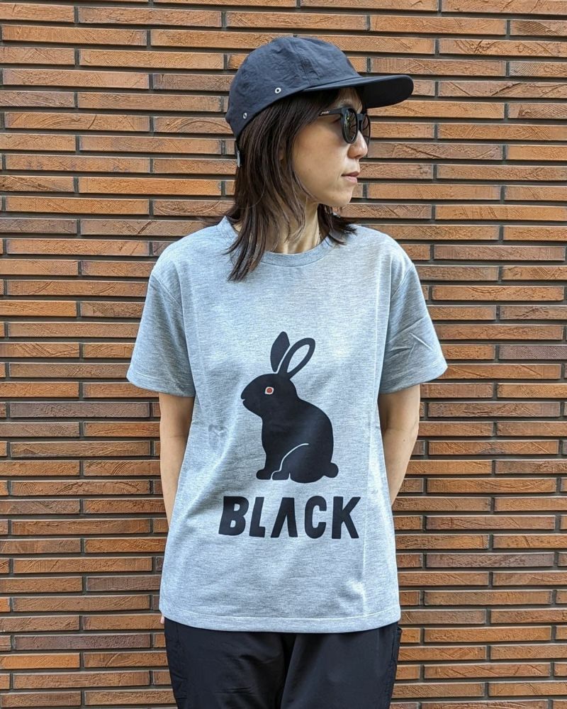 売り切り御免！】 BLACK BRICK ドライウサギTシャツ ブラックブリック