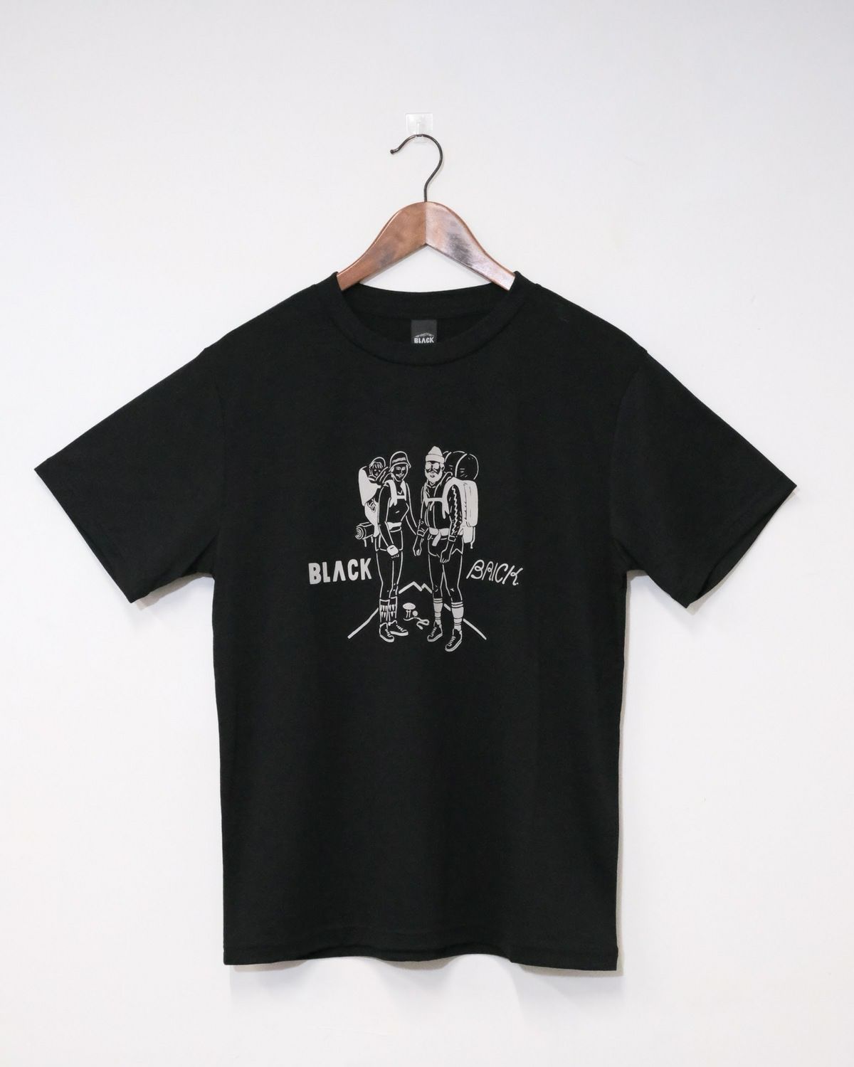BLACK BRICK / 「Hiker」Print Hybrid Merino Tee｜ブラックブリックの 