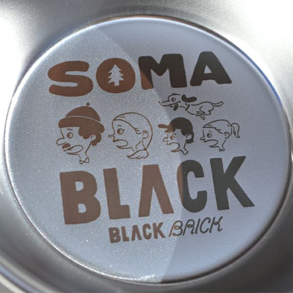 Snow Peak - BLACK BRICK ブラックブリック　限定　ソマビトブラックチップカップ BLACK BRICK（ブラックブリック）×SOMABITO（ソマビト）ブラック