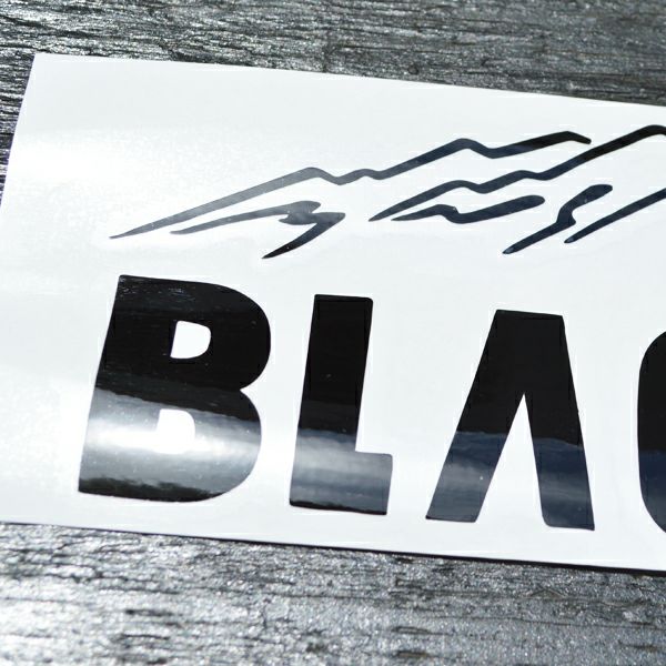BLACK BRICK / Cut-out sticker「Black Logo」｜ブラックブリックの