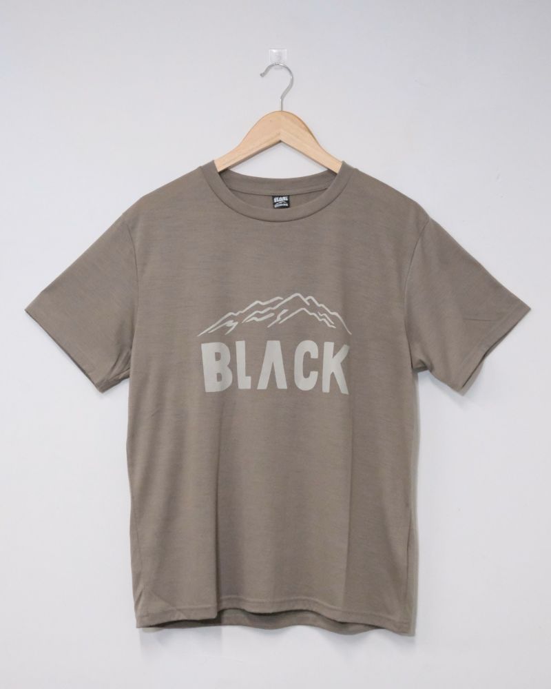 BLACK BRICK / 「BLACK」Logo Hybrid Merino Tee｜ BLACK BRICK（ブラックブリック）の通販 - BLACK  BRICK