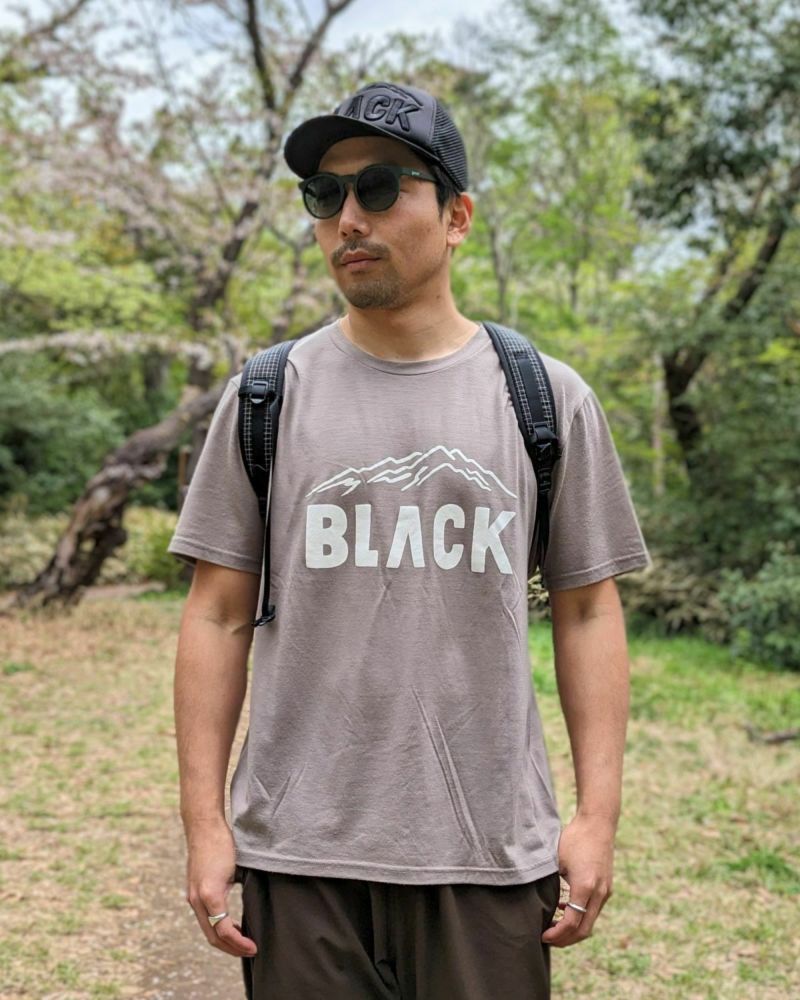 BLACK BRICK メリノTシャツ｜Ice Gray Mサイズ 新品・未使用