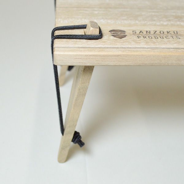 SANZOKU PRODUCTS(サンゾクプロダクツ) / 山賊テーブル 【SANZOKU TABLE】＜ニューギニアウォルナット＞ | BLACK  BRICK