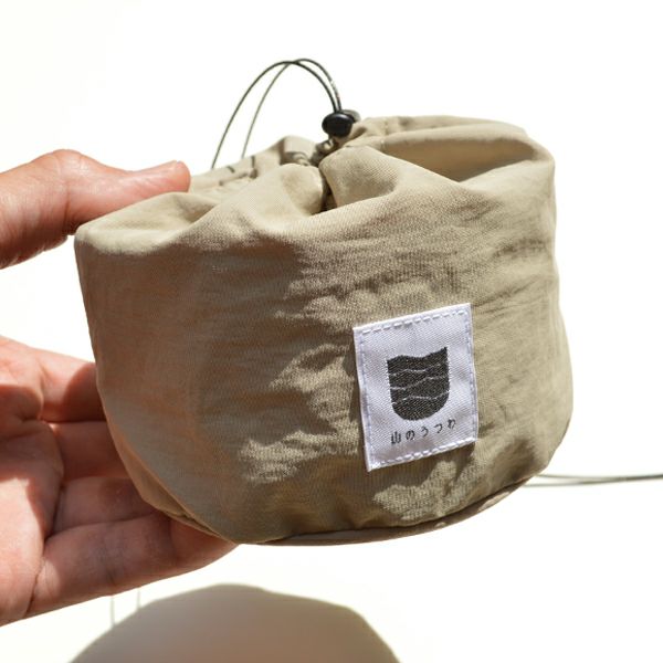 山のうつわVIVAHDE ナチュラル　専用スタッフバッグSベージュ付き 山のうつわVIVAHDE ナチュラル 専用スタッフバッグSベージュ付き