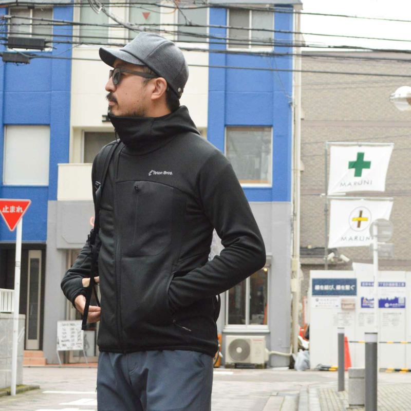 ラッピング対象外 ティートンブロス Teton Bros Afton II Hoody 黒 M