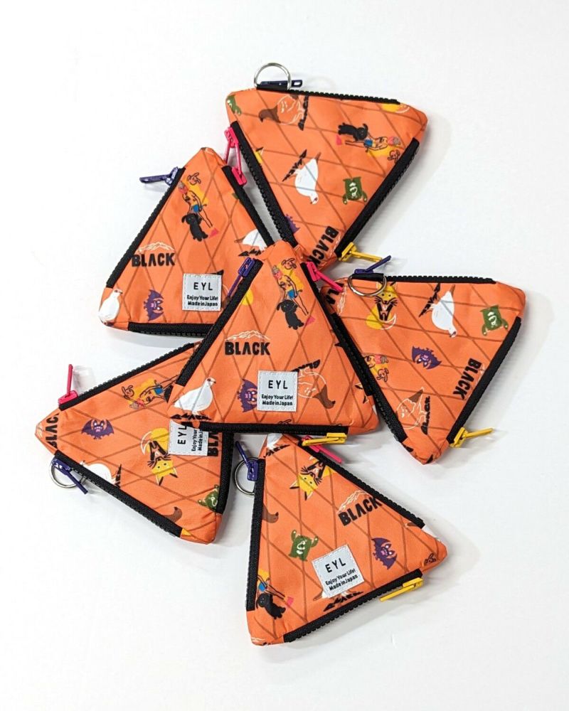 EYL Triple Pocket Pouch【COIN】Neon Orange EYL Triple Pocket Pouch【COIN】Neon Orange | EYL