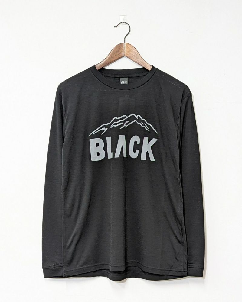 BLACK BRICK / Hybrid Merino L/S 【BLACK Logo】｜ブラックブリックの 