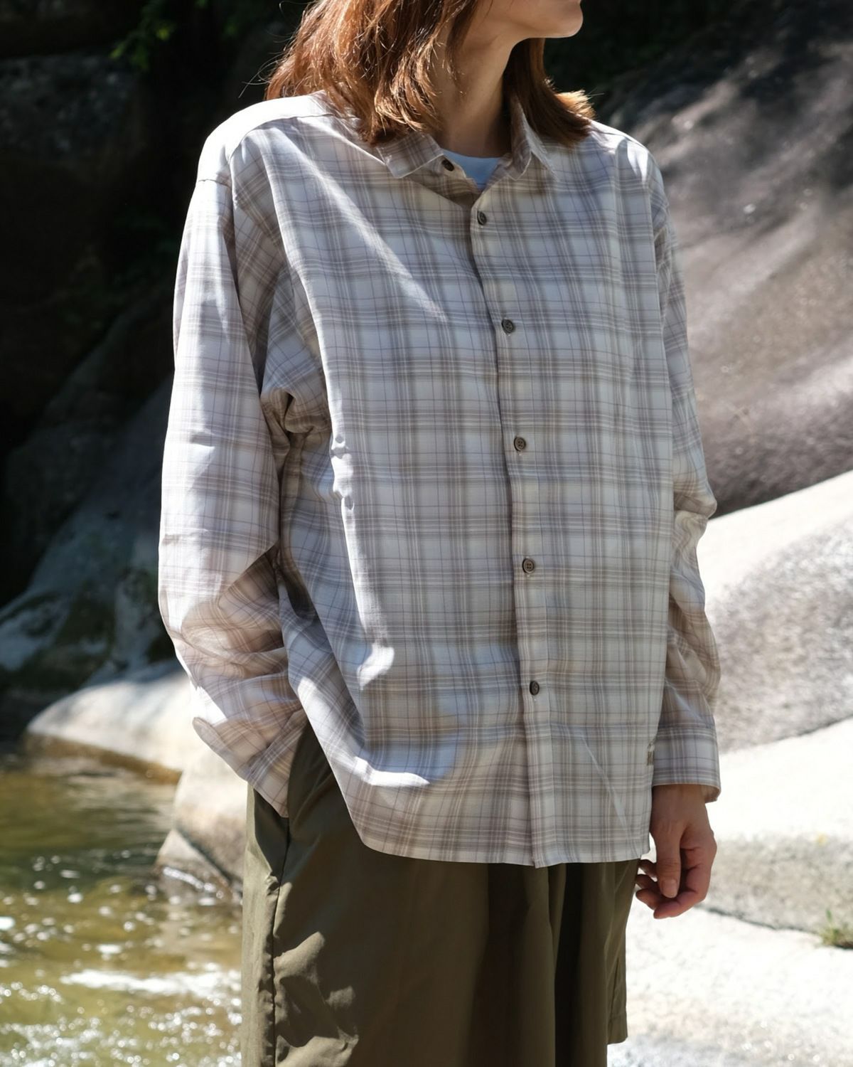 BLACK BRICK / Hybrid Merino Shirt Check｜ブラックブリックの通販 