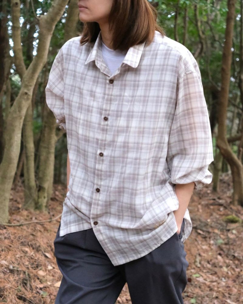 BLACK BRICK / Hybrid Merino Shirt Check｜ブラックブリックの通販