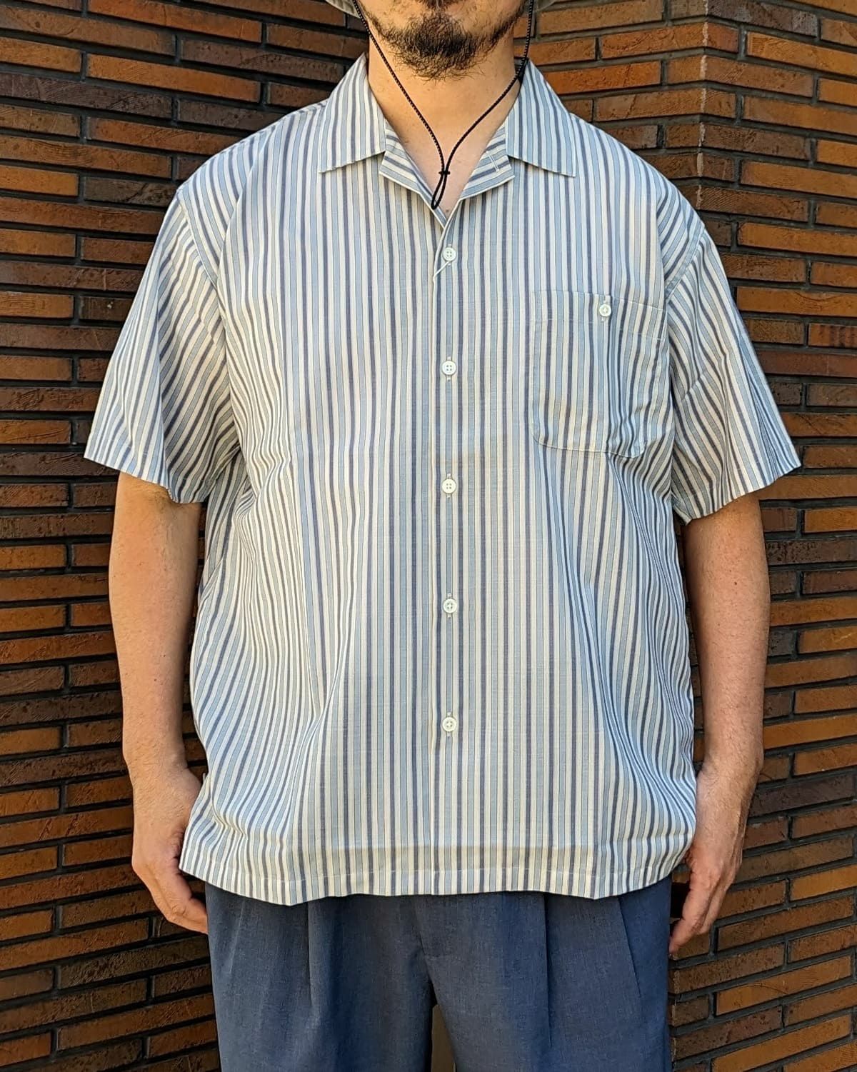 BROWN by 2-tacs / B31-S004ST Open collar｜ブラウン バイ ツータック 