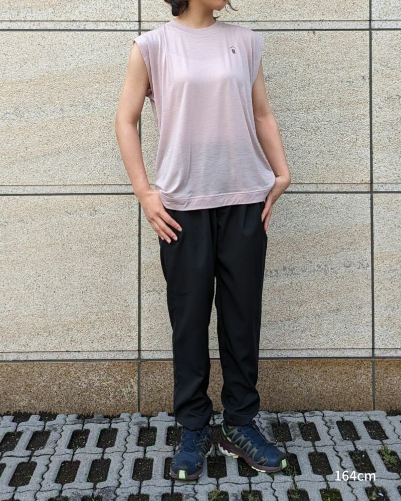 BLACK BRICK / Hybrid Merino Cover Sleeveless【B】｜ブラック 