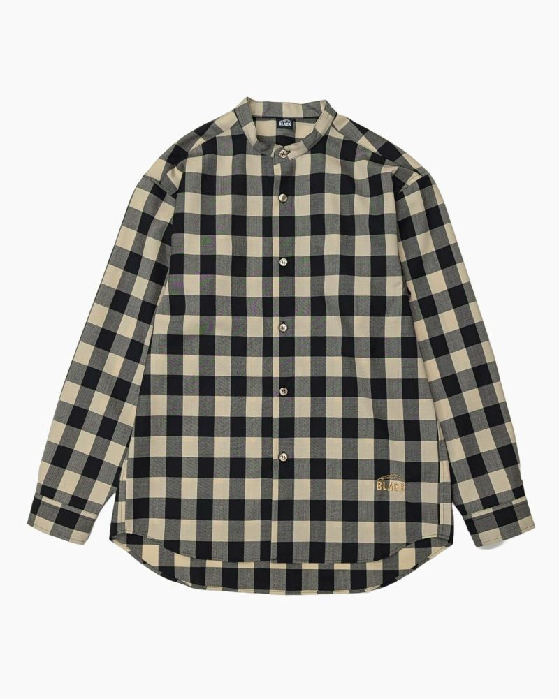 BLACK BRICK / Tech Merino Band Collar Shirt｜ブラックブリックの