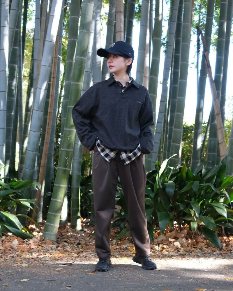 ブラックブリック　RelaxTaperedPants レディースM チャコール ブラックブリック RelaxTaperedPants レディースM チャコール
