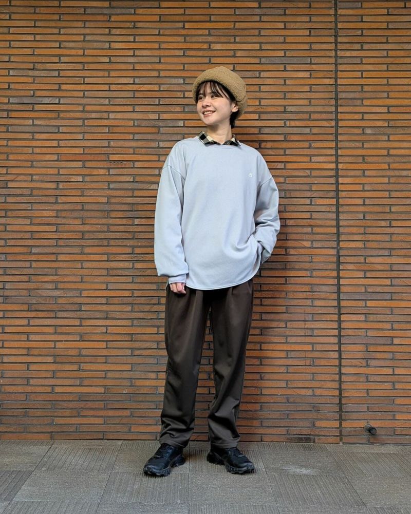 BLACK BRICK / Warm Relax Tapered Pants（Women）｜ブラック