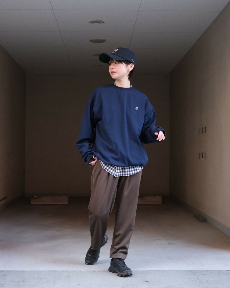 BLACK BRICKロンＴ BLACK BRICK / Wide L/S Stretch Top｜ブラックブリックの通販
