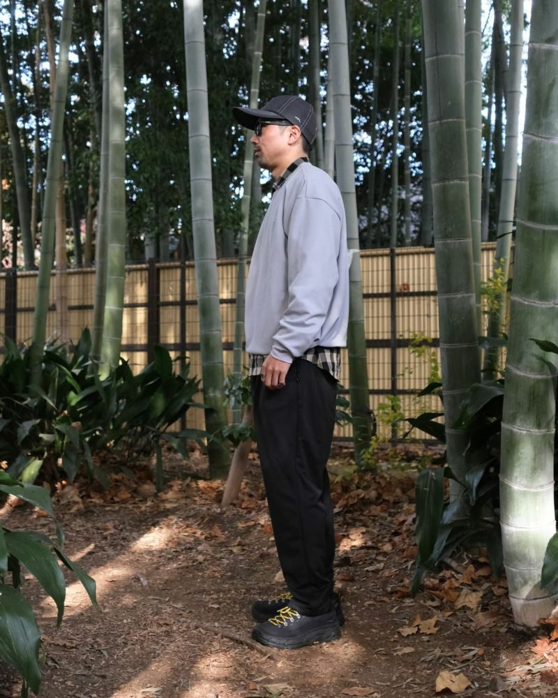 BLACK BRICK / Wide L/S Stretch Top｜ブラックブリックの通販