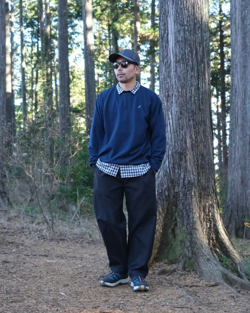 BLACK BRICK / Wide L/S Stretch Top｜ブラックブリックの通販