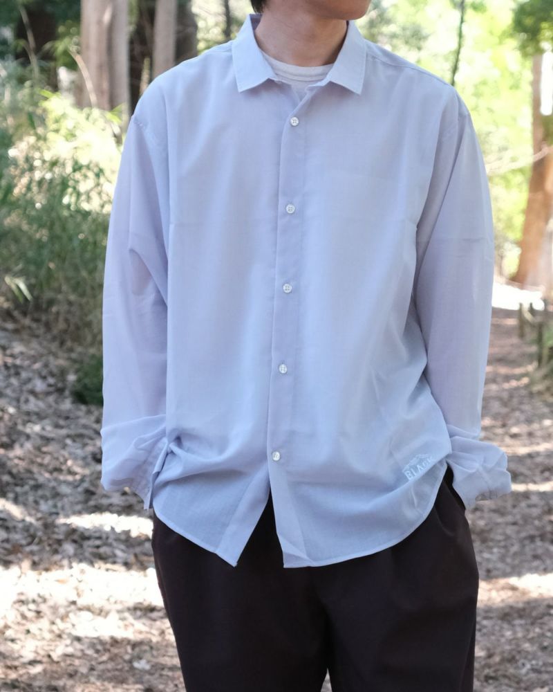 トップス BLACK BRICK Air Hybrid Merino Shirt Sax BLACK BRICK / Air Hybrid Merino Shirt｜ブラックブリックの