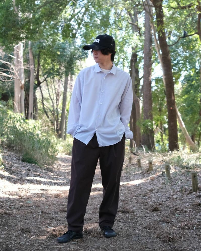 トップス BLACK BRICK Air Hybrid Merino Shirt Sax BLACK BRICK / Air Hybrid Merino Shirt｜ブラックブリックの