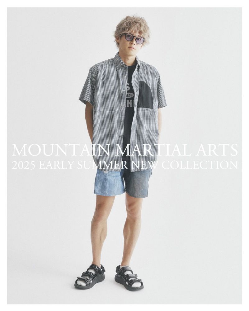 MOUNTAIN MARTIAL ARTS ブラックデニムレーシングランパン MOUNTAIN MARTIAL ARTS マウンテンマーシャルアーツ MMA21-45