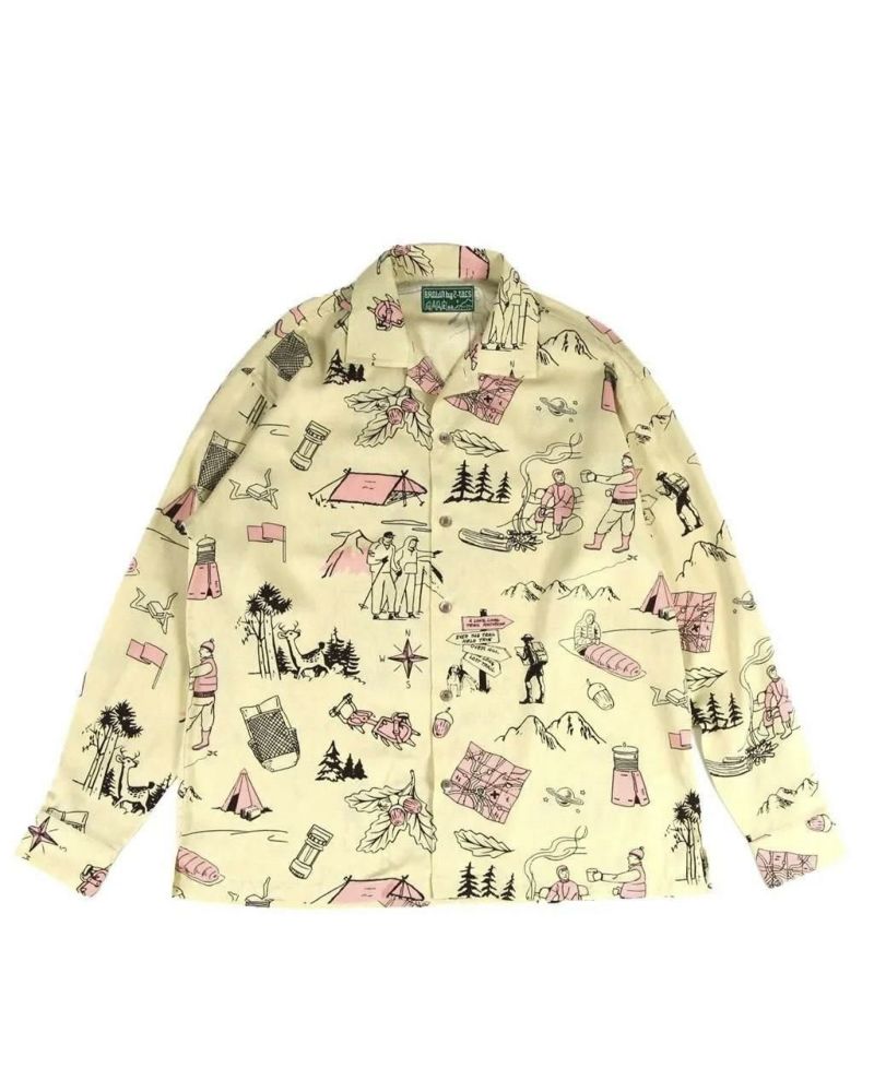 BROWN by 2-tacs / B33-S005 Aloha L/S｜ブラウンバイツータック