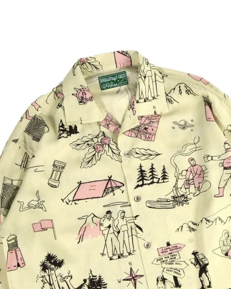 新品未使用BROWN by 2-tacs Aloha L/S BROWN by 2-tacs, Aloha L/S | Purveyors