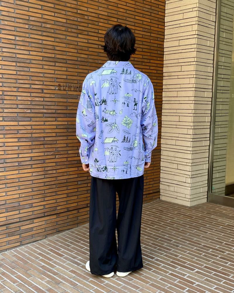 BROWN by 2-tacs / B33-S005 Aloha L/S｜ブラウンバイツータック