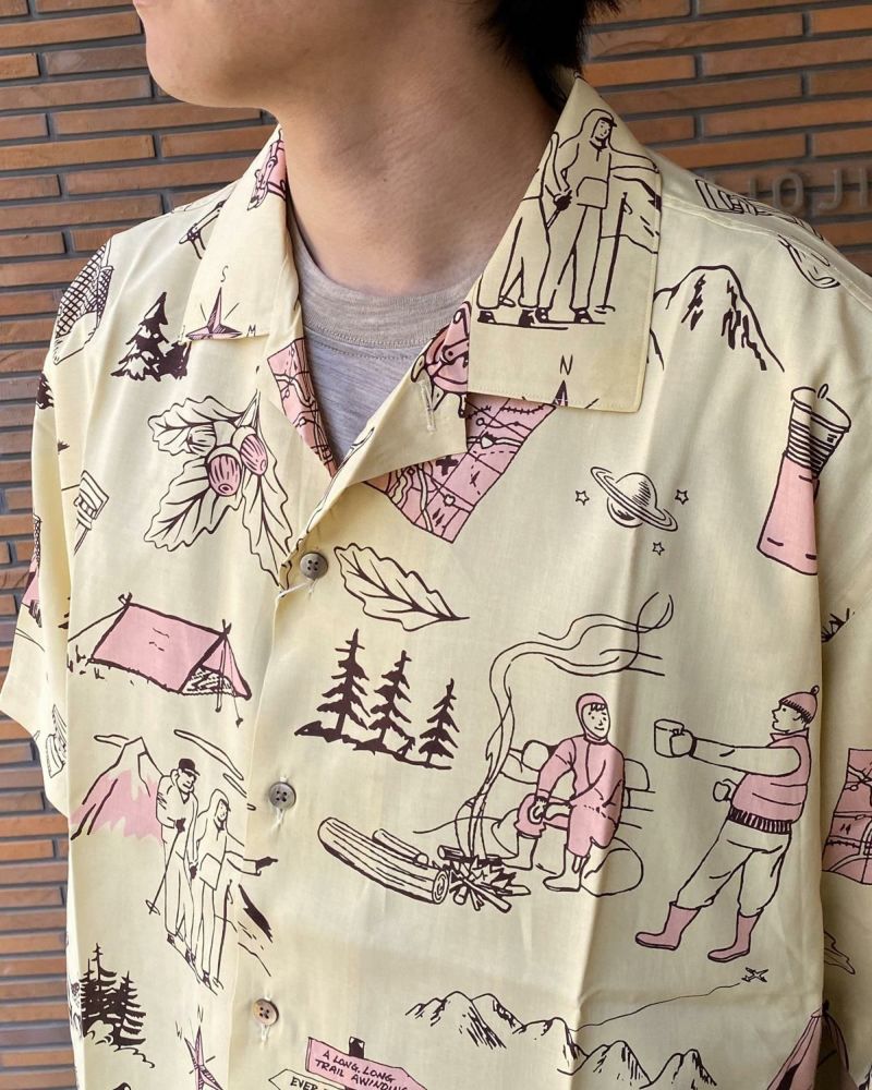 BROWN by 2-tacs / B33-S006 Aloha S/S｜ブラウンバイツータック