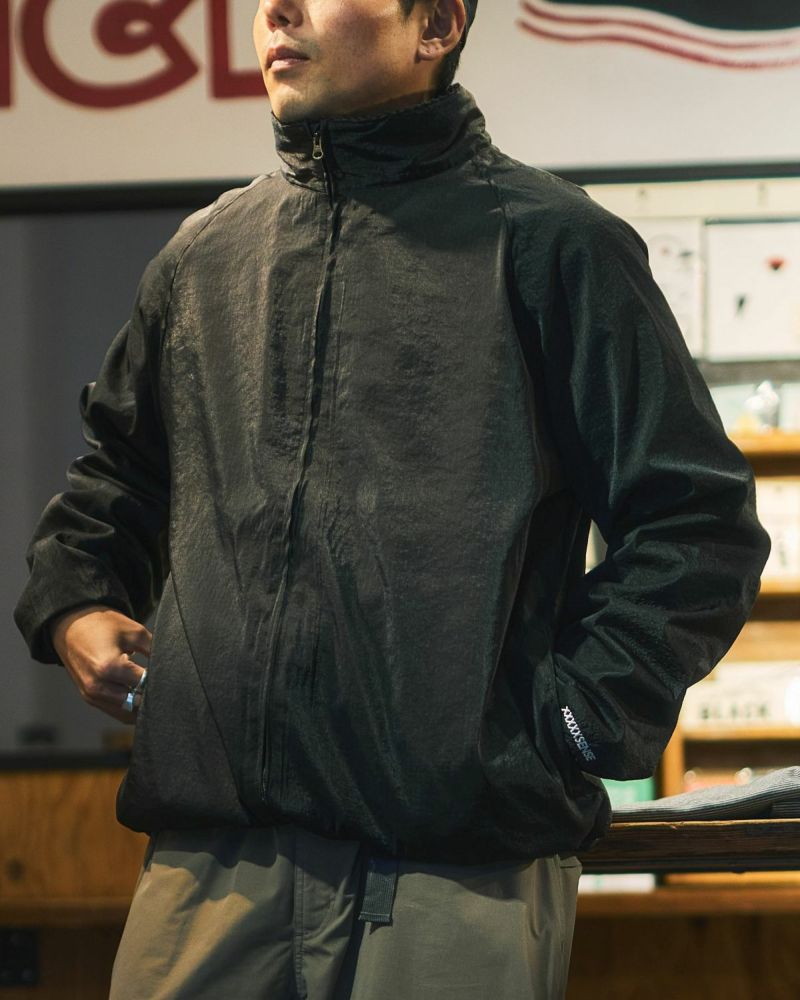 12/1まで限定価格GOTL RELAXED TRACK JACKET XXXXXSENSE / SHINY RIP TRACK JACKET｜エックスセンスの通販 - BLACK